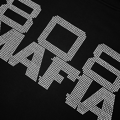 808 Hoodie — Rhinestone
