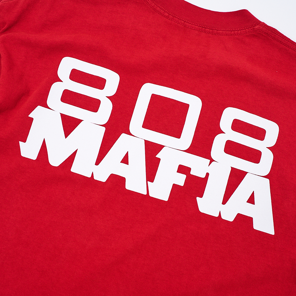 808 Mafia T-Shirt — Red